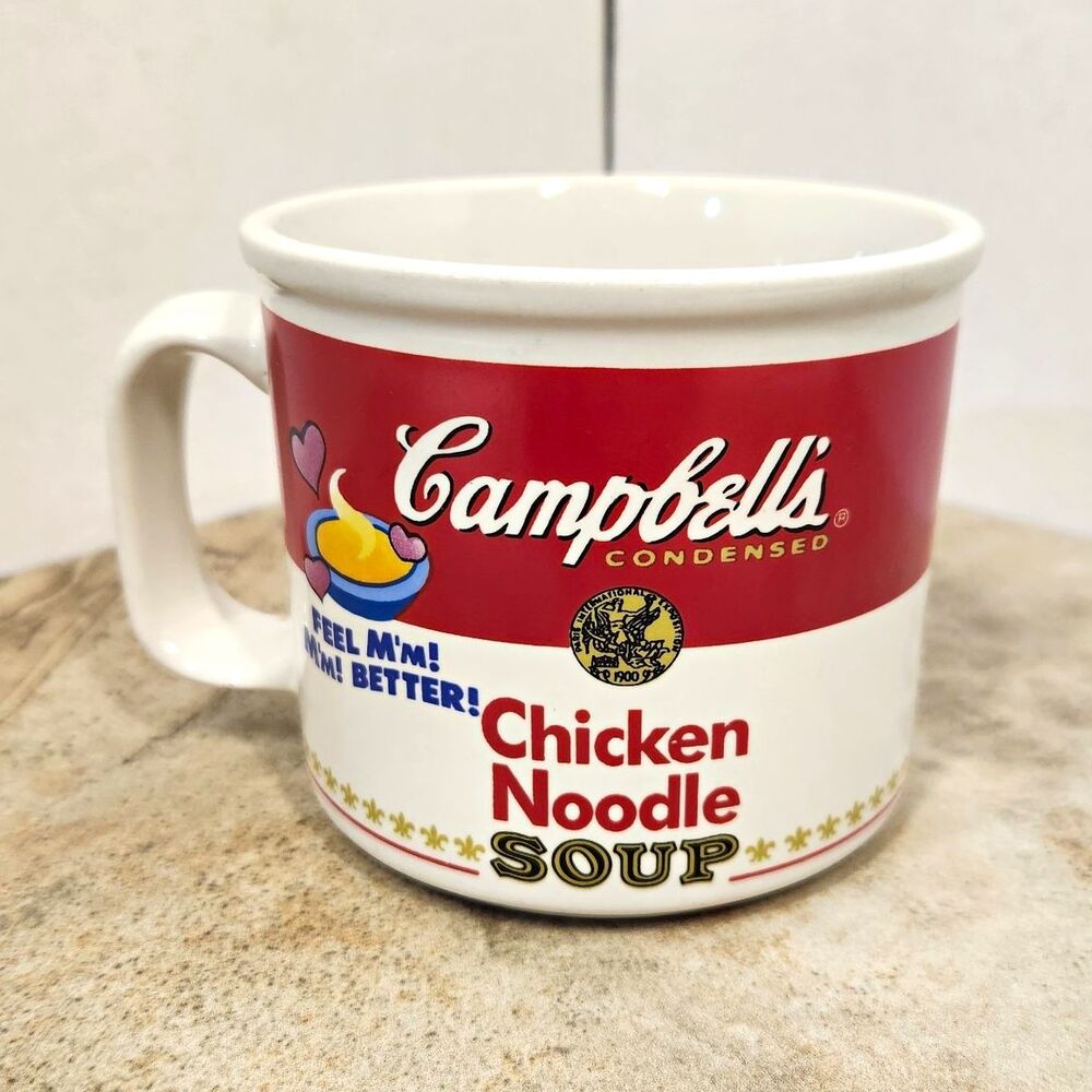 Vintage 1997 Campbell's Condensed Soup Mug by Westwood Chicken Noodle Mug Bowl